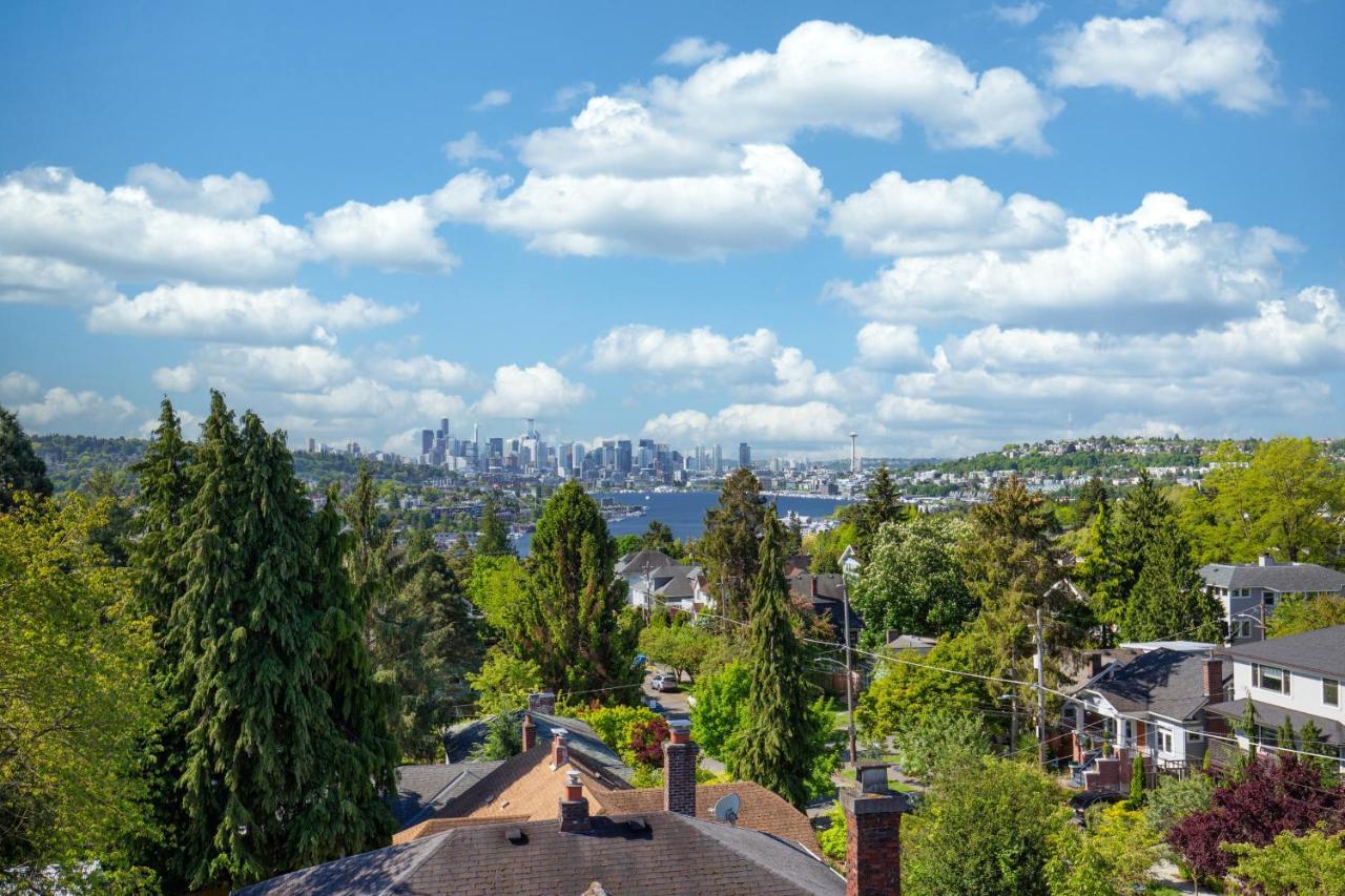 Rooftop Patio With Waterview, Private Garden & Grill 3Br 3Ba- Modern Cityscape Seattle Eksteriør billede