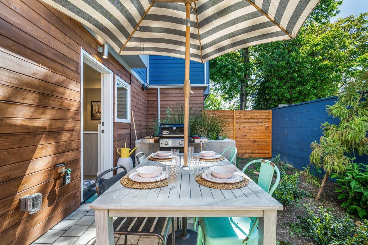 Rooftop Patio With Waterview, Private Garden & Grill 3Br 3Ba- Modern Cityscape Seattle Eksteriør billede