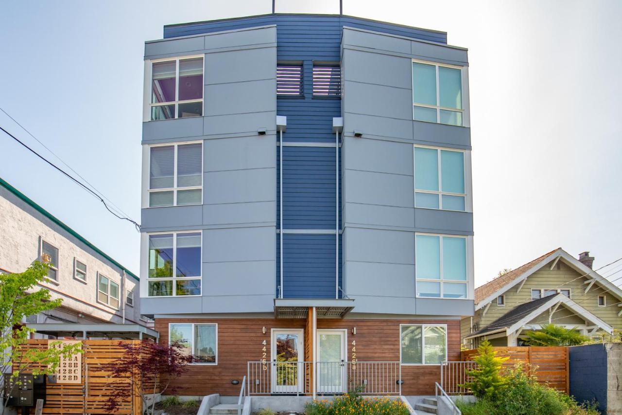 Rooftop Patio With Waterview, Private Garden & Grill 3Br 3Ba- Modern Cityscape Seattle Eksteriør billede